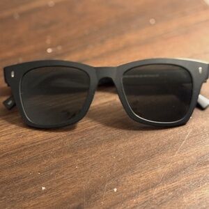 Warby Parker - "Spinnies" Black Sunglasses (Wide)